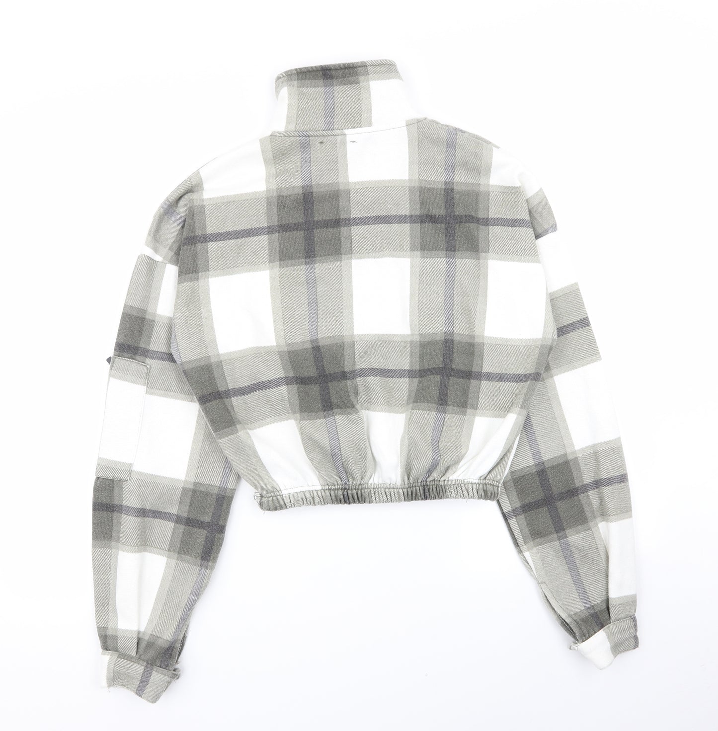 PLT Womens Multicoloured Check  Pullover Jumper Size S