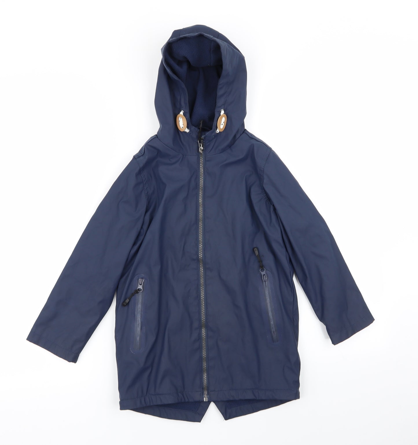 TU Boys Blue   Basic Coat Coat Size 5-6 Years