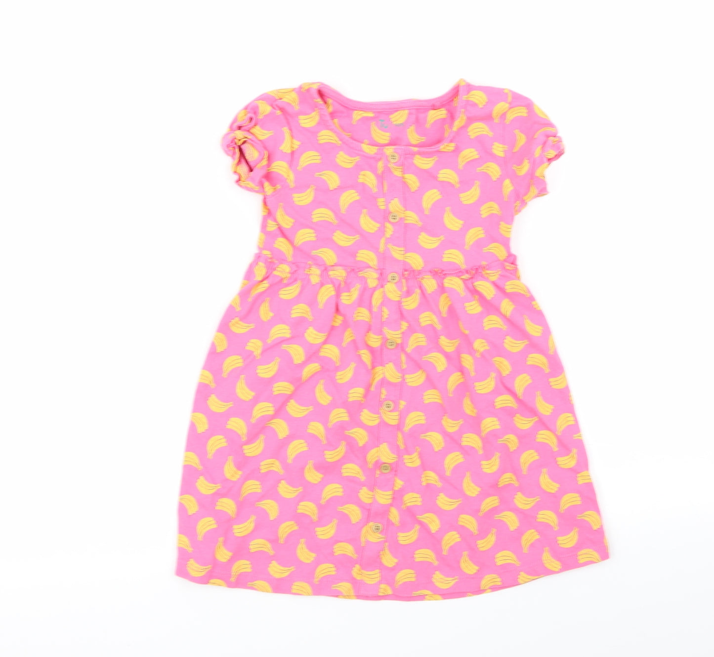 TU Girls Pink Geometric  Fit & Flare  Size 2-3 Years