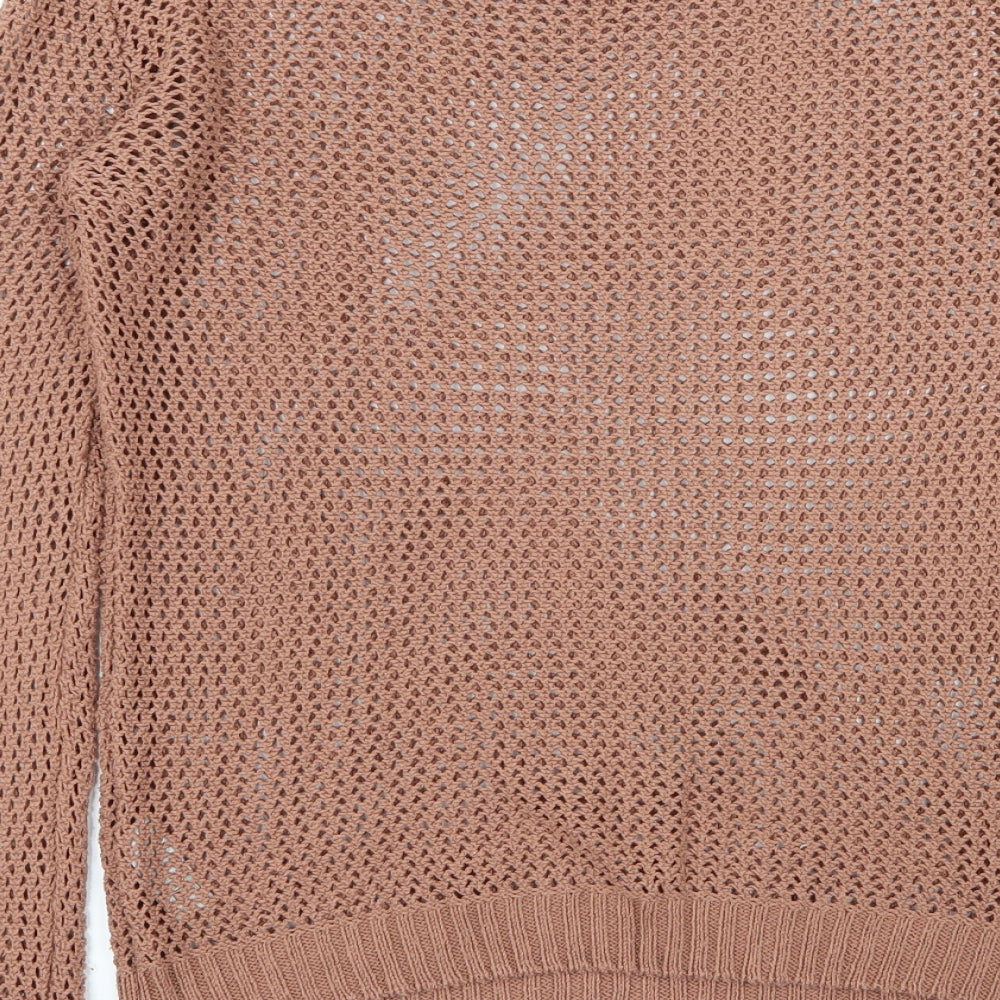 Topshop Womens Brown   Pullover Jumper Size 10