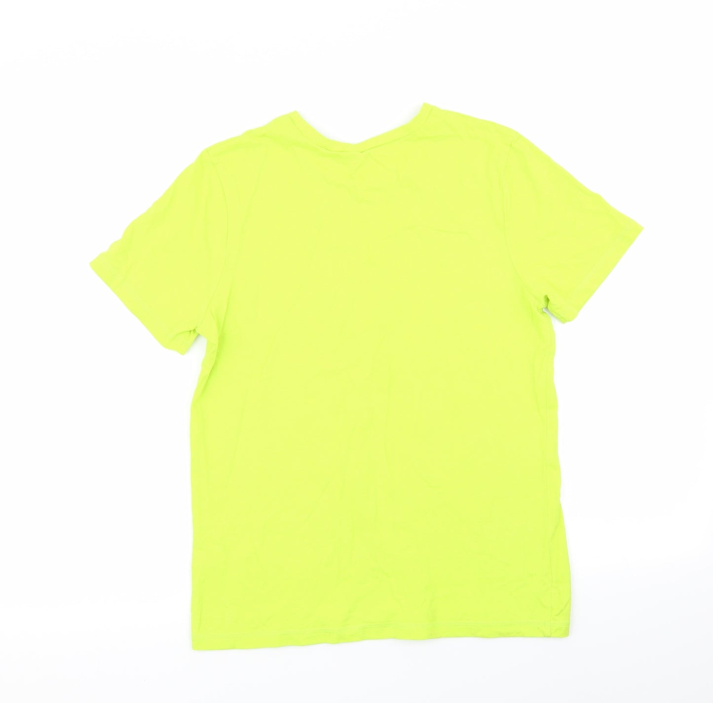 Asda George Boys Green   Basic T-Shirt Size 12-13 Years