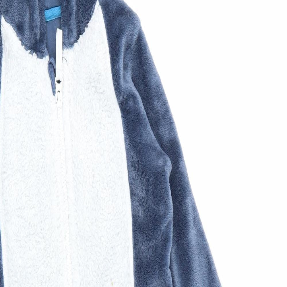 M&S Boys Blue Solid   One Piece Size 7-8 Years