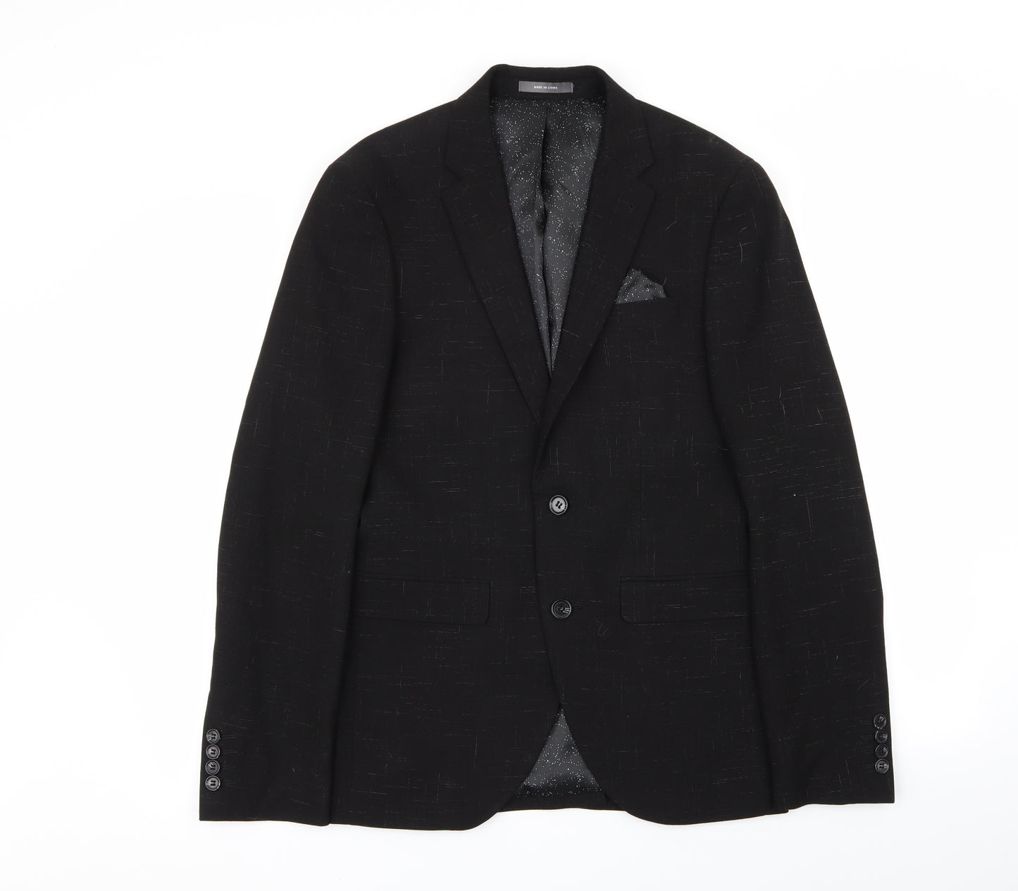 Primark Mens Black   Jacket Blazer Size 36