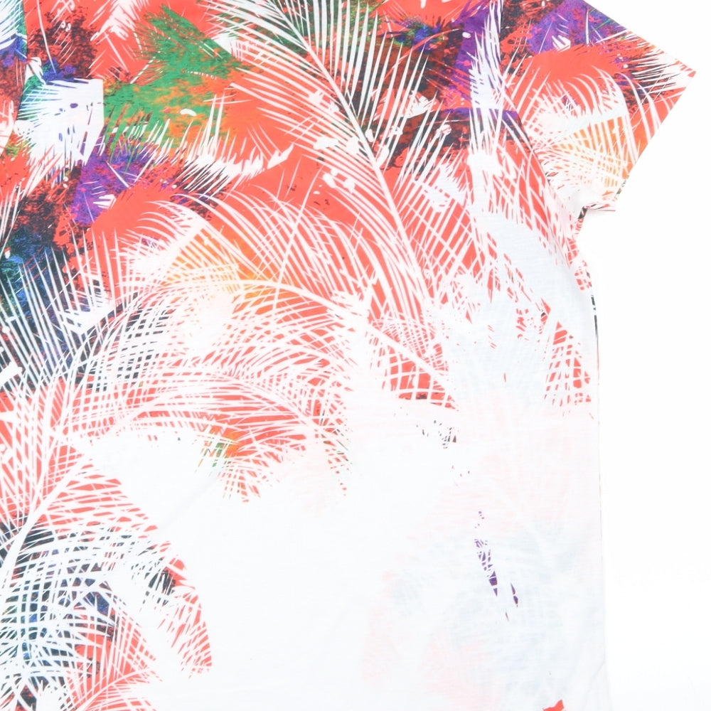 Primark Boys Multicoloured Floral  Basic T-Shirt Size 12-13 Years