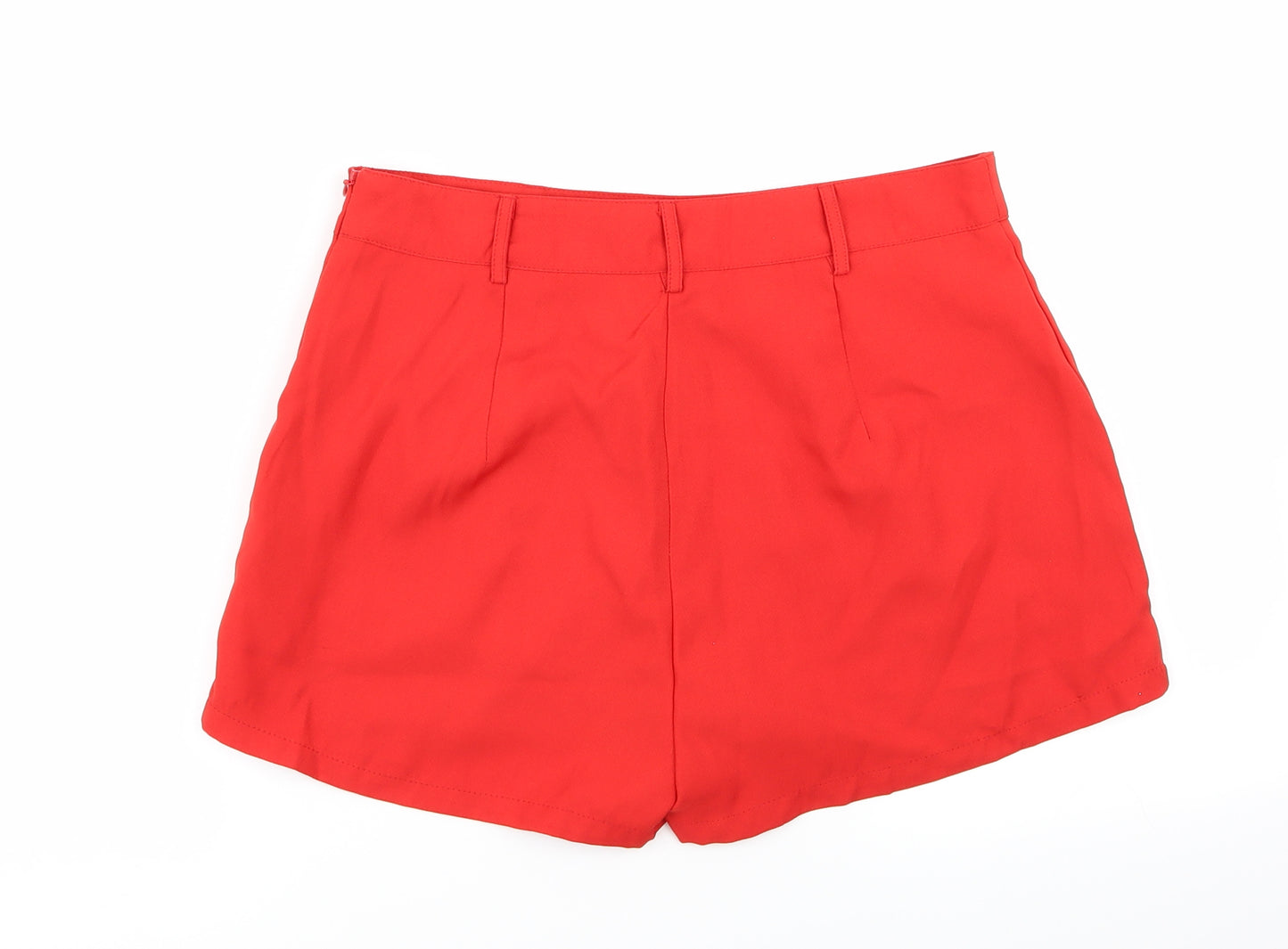 Missguided Womens Red   Hot Pants Shorts Size 12