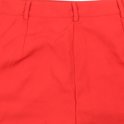 Missguided Womens Red   Hot Pants Shorts Size 12