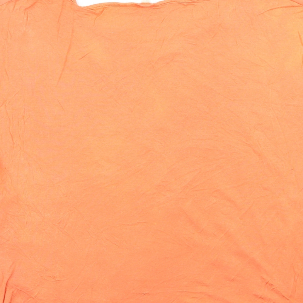 NEXT Womens Orange Floral  Basic Tank Size 12