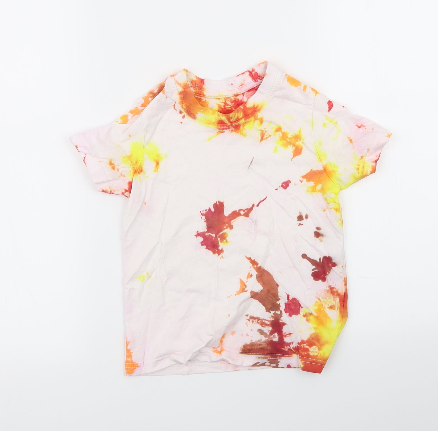 lily and dan Girls Multicoloured   Basic T-Shirt Size 5-6 Years