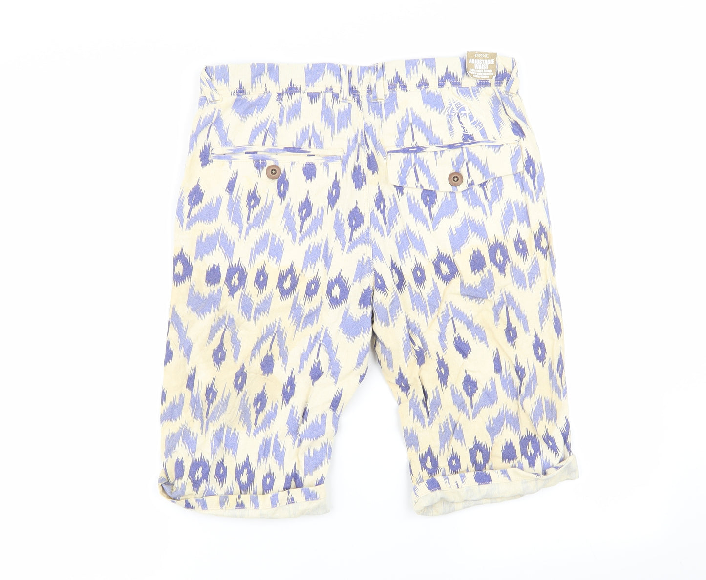NEXT Boys Multicoloured Geometric  Chino Shorts Size 13 Years