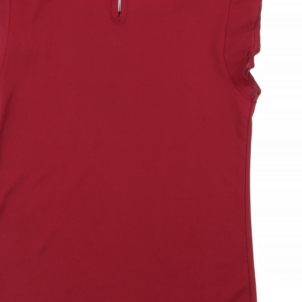 New Look Womens Red   Basic Blouse Size 6