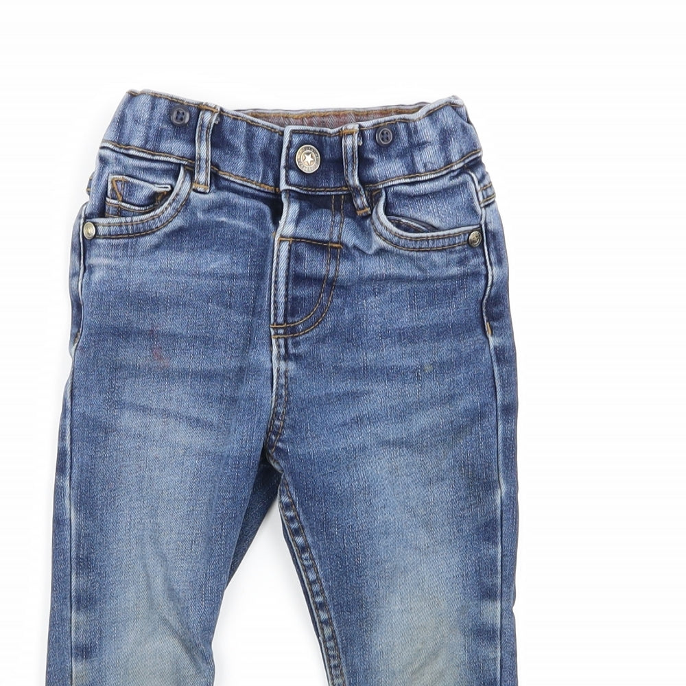 F&F Boys Blue   Cargo Jeans Size 18-24 Months  - Skinny Jeans