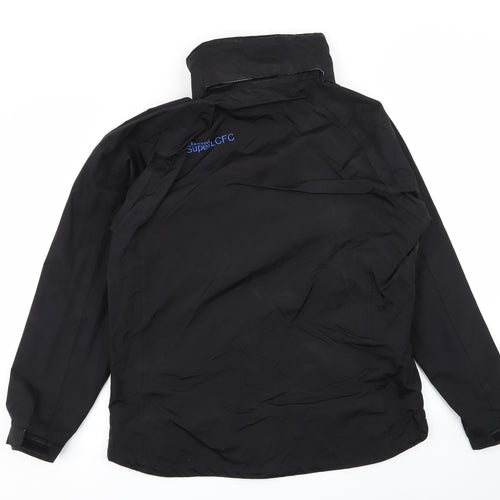 Leciester City FC Mens Black   Jacket Coat Size L