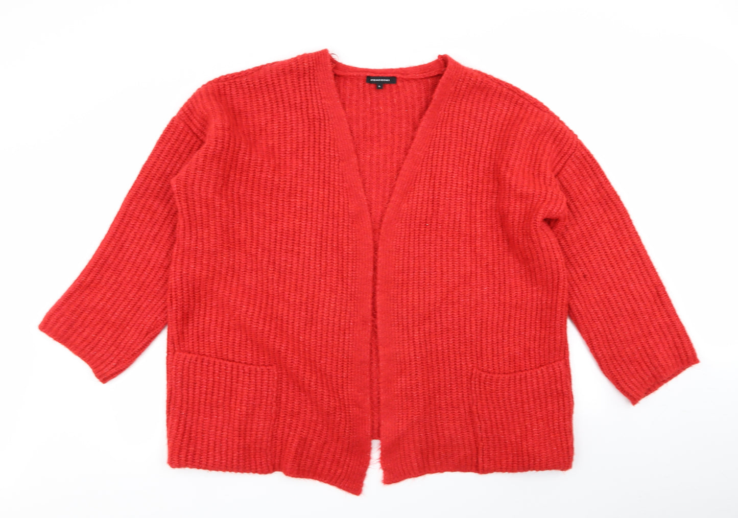 Peacocks Womens Red   Cardigan Jumper Size L
