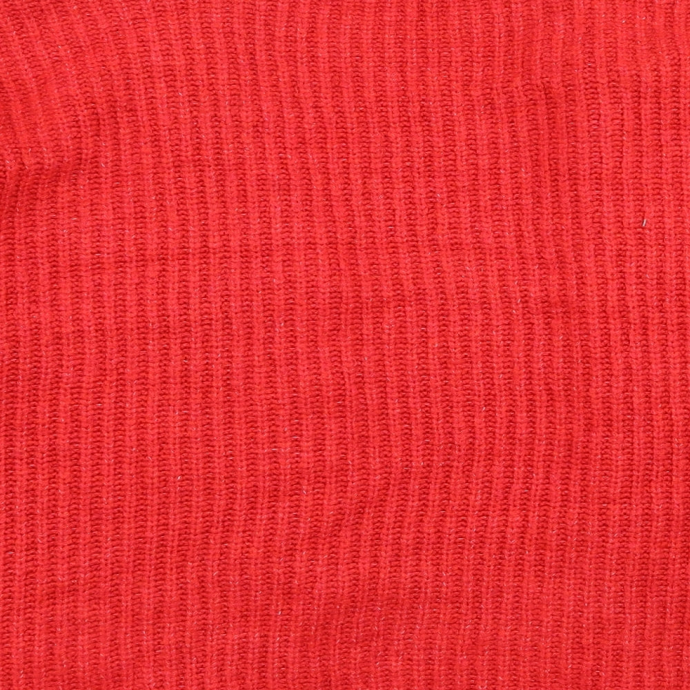 Peacocks Womens Red   Cardigan Jumper Size L