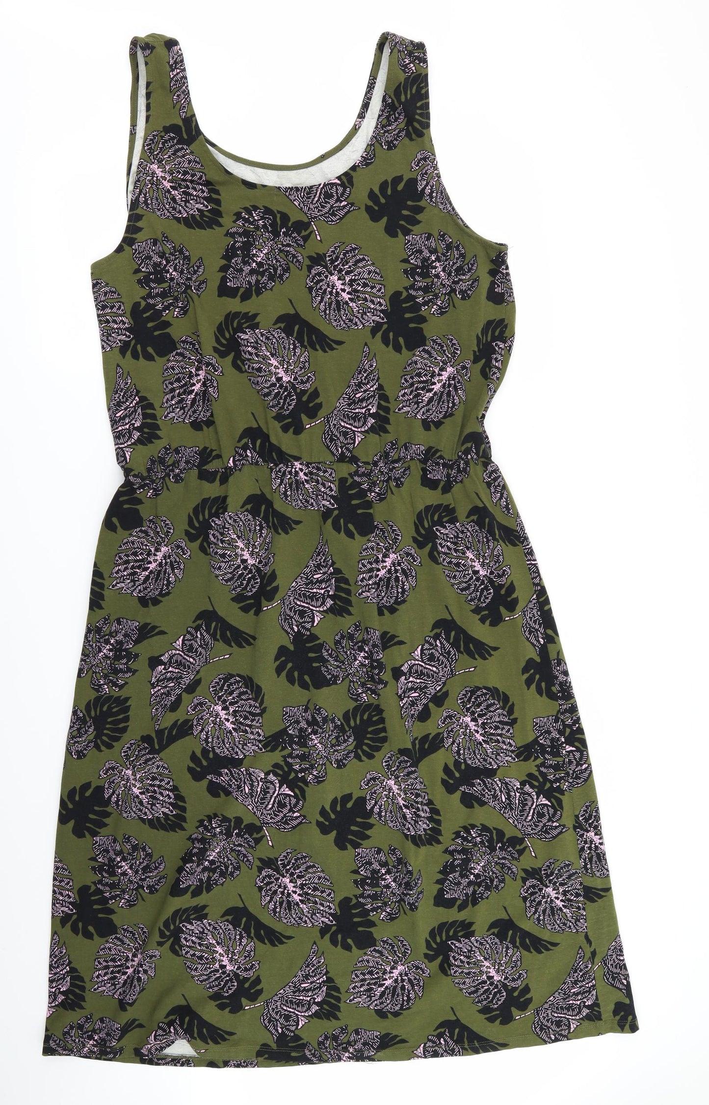 Primark Womens Green Floral  Fit & Flare  Size 20