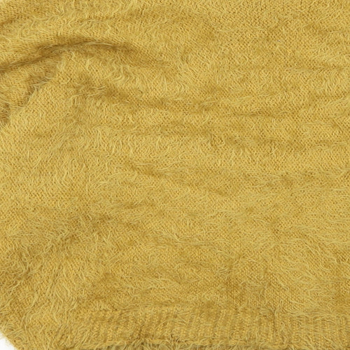 Amanti Womens Yellow   Pullover Jumper Size M