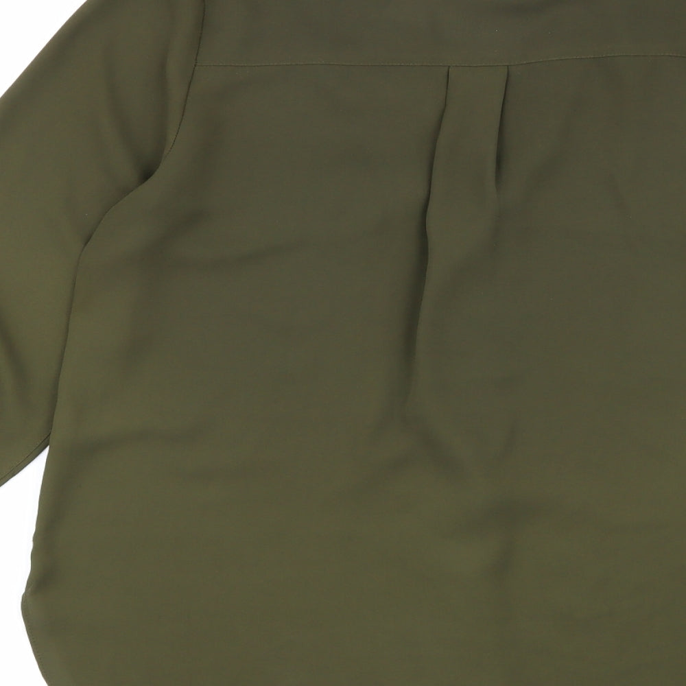 Dorothy Perkins Womens Green   Basic Blouse Size 10