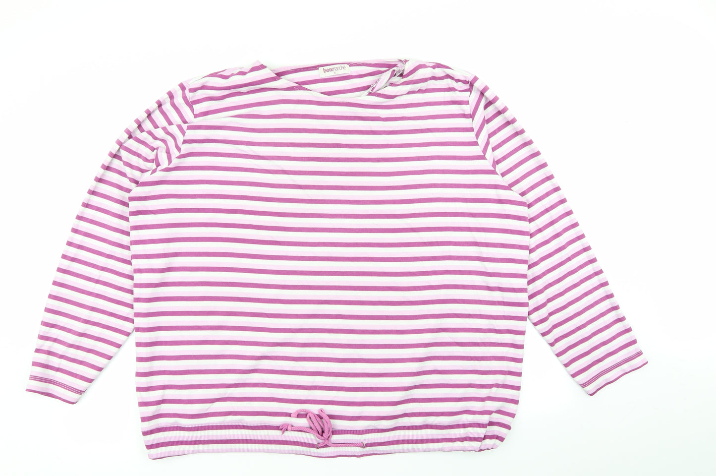 bonmarche Womens Multicoloured Striped  Pullover Jumper Size XL