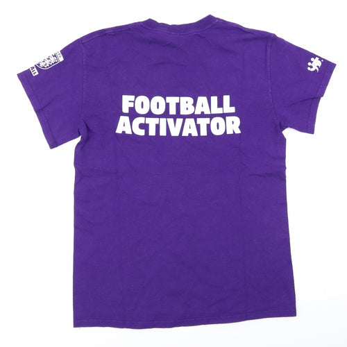 Gildan Mens Purple    T-Shirt Size S