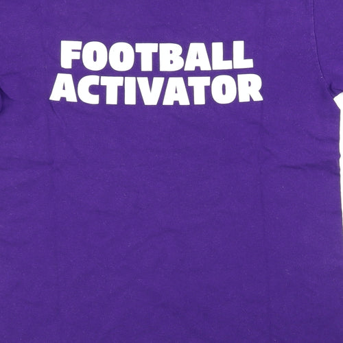 Gildan Mens Purple    T-Shirt Size S