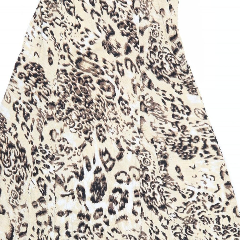 TU Womens Multicoloured Animal Print  Fit & Flare  Size 12