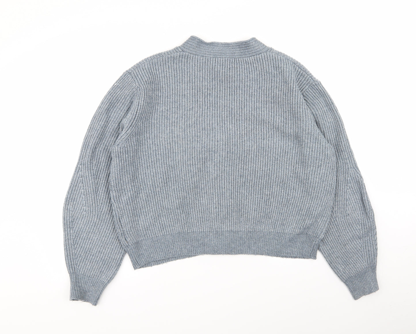 M&S Womens Blue   Cardigan Jumper Size L