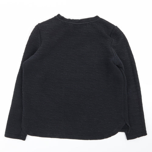 Saint Tropez Womens Black   Pullover Jumper Size M