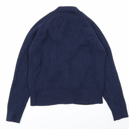M&S Womens Blue   Cardigan Jumper Size L