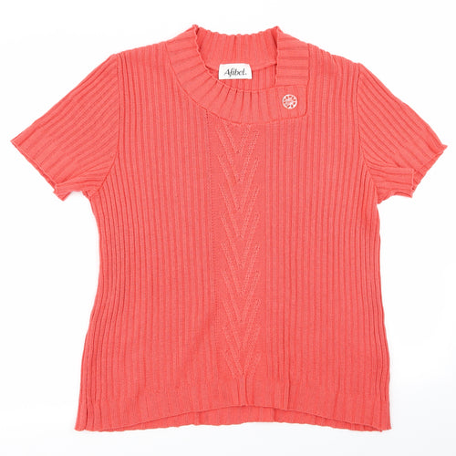 afibel Womens Red   Pullover Jumper Size 16