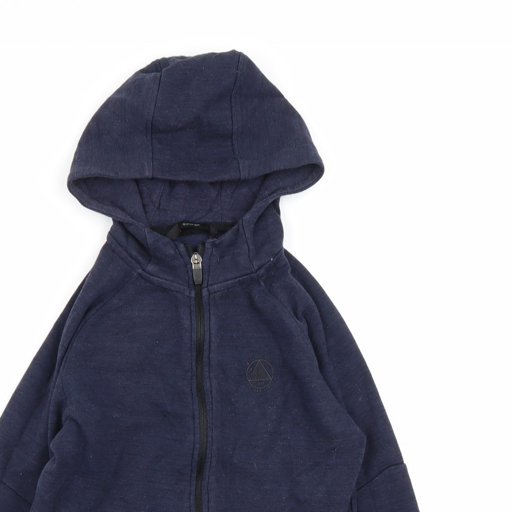 Asda George Boys Blue   Full Zip Jumper Size 7-8 Years