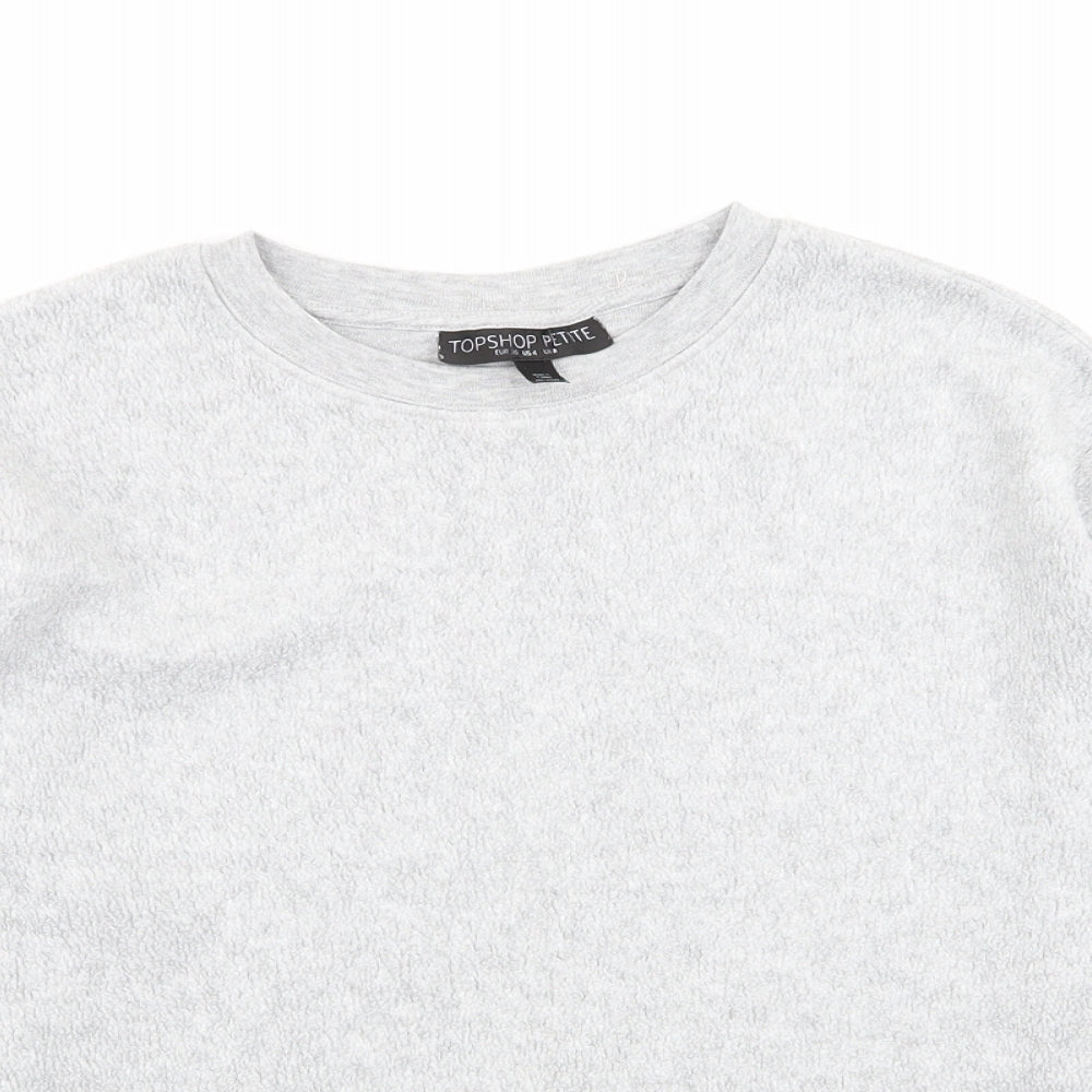 Topshop Womens Grey   Pullover Jumper Size 8