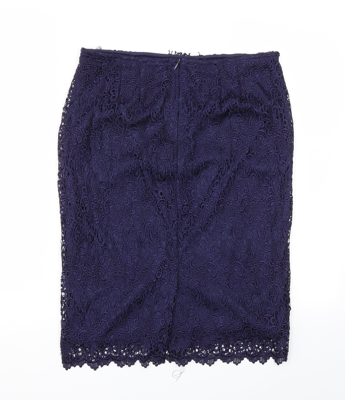 Redoute Womens Blue   A-Line Skirt Size 10