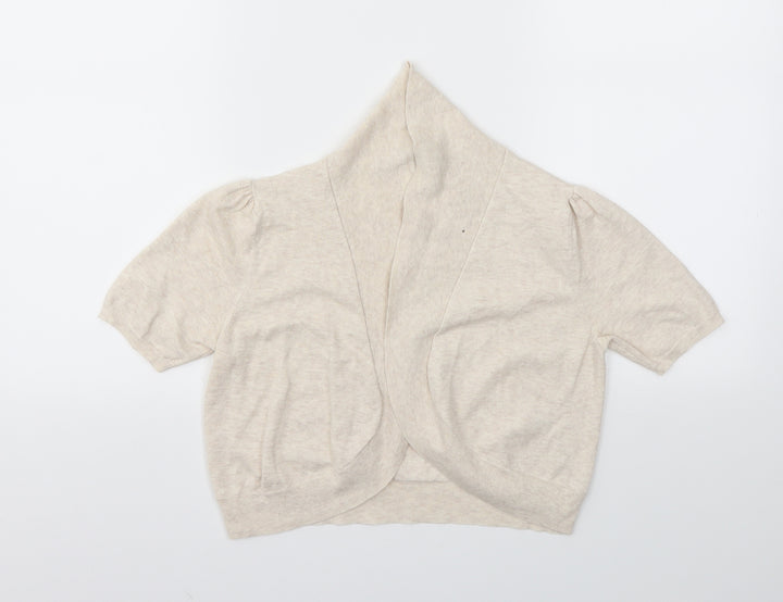 BHS Womens Beige   Cardigan Jumper Size 8