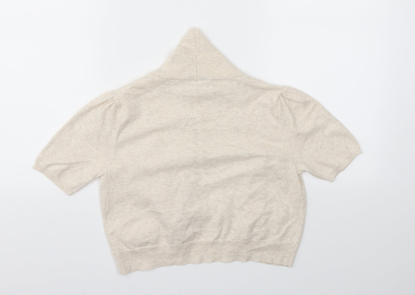 BHS Womens Beige   Cardigan Jumper Size 8