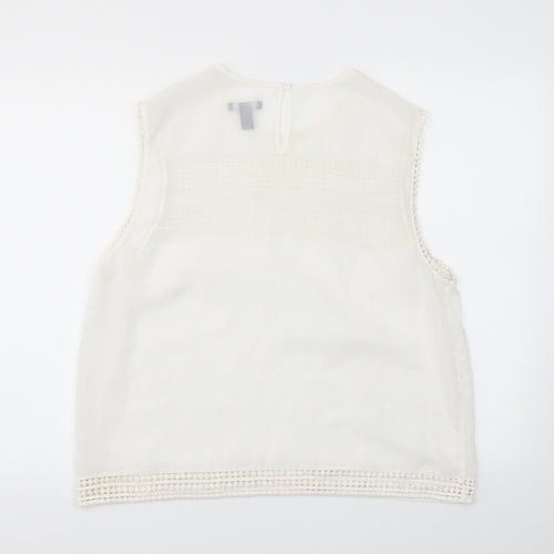Gap Womens Ivory   Basic Blouse Size XL