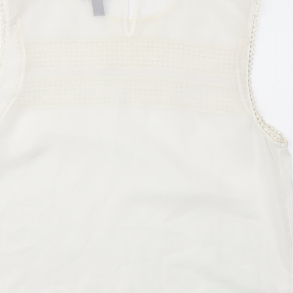 Gap Womens Ivory   Basic Blouse Size XL