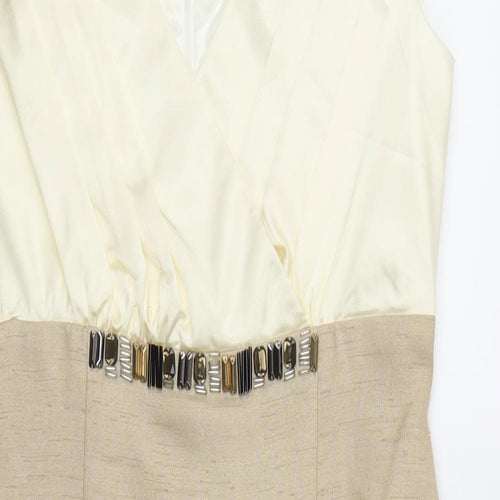 shubette Womens Gold   Fit & Flare  Size 12