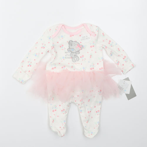 George Baby Multicoloured Floral  Babygrow One-Piece Size Newborn