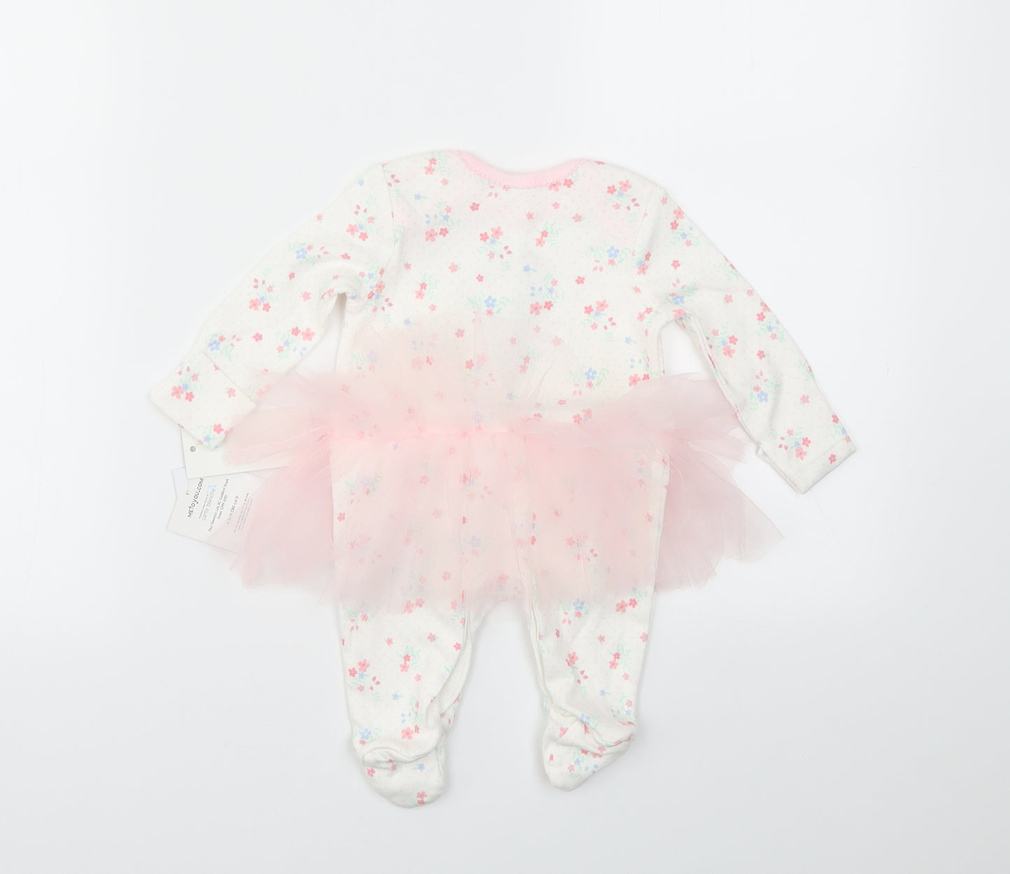 George Baby Multicoloured Floral  Babygrow One-Piece Size Newborn