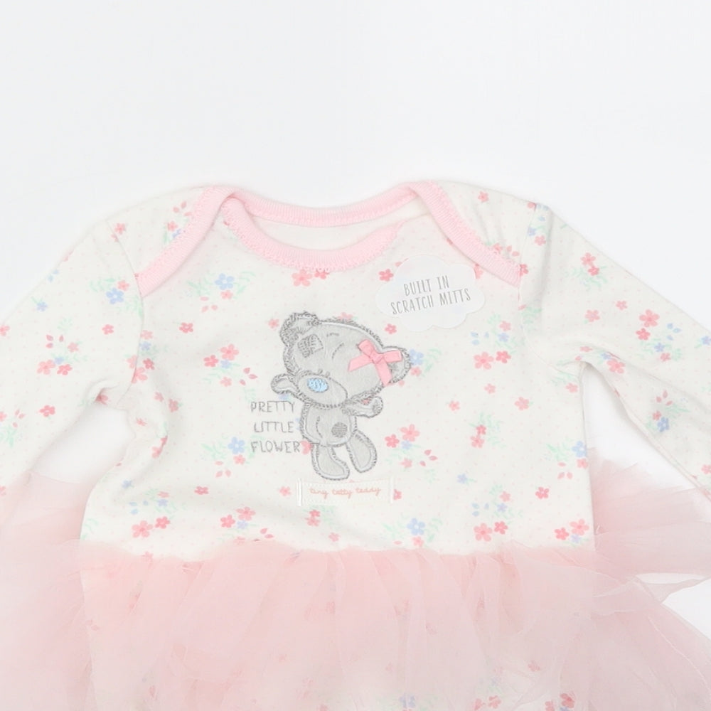 George Baby Multicoloured Floral  Babygrow One-Piece Size Newborn