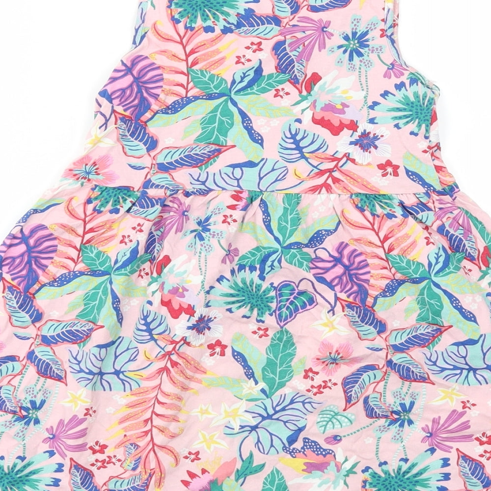 H&M Girls Multicoloured Floral  Fit & Flare  Size 5-6 Years