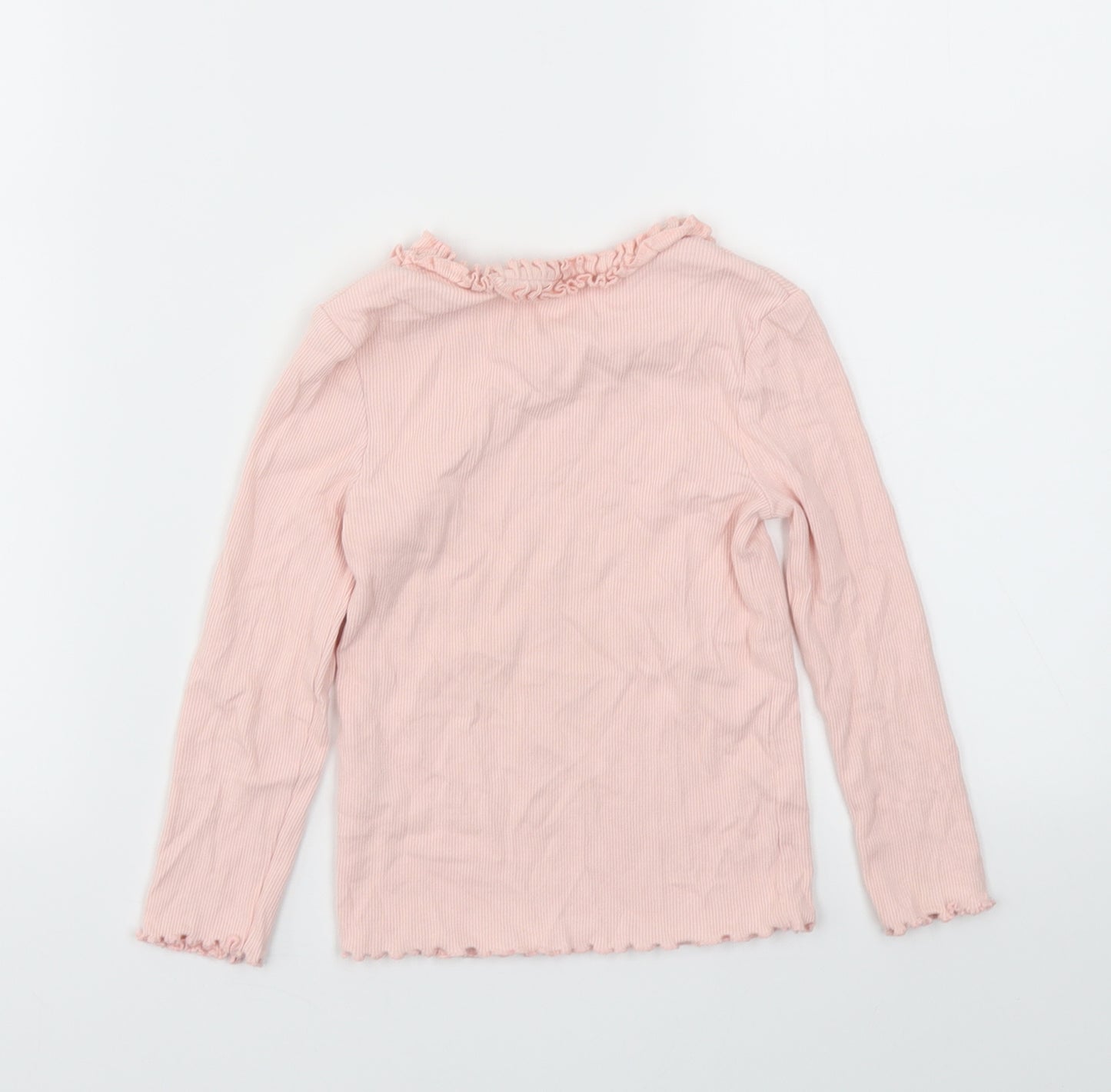 George Girls Pink   Basic T-Shirt Size 4-5 Years