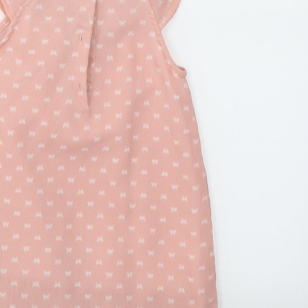 George Girls Pink Floral  Fit & Flare  Size 3-4 Years