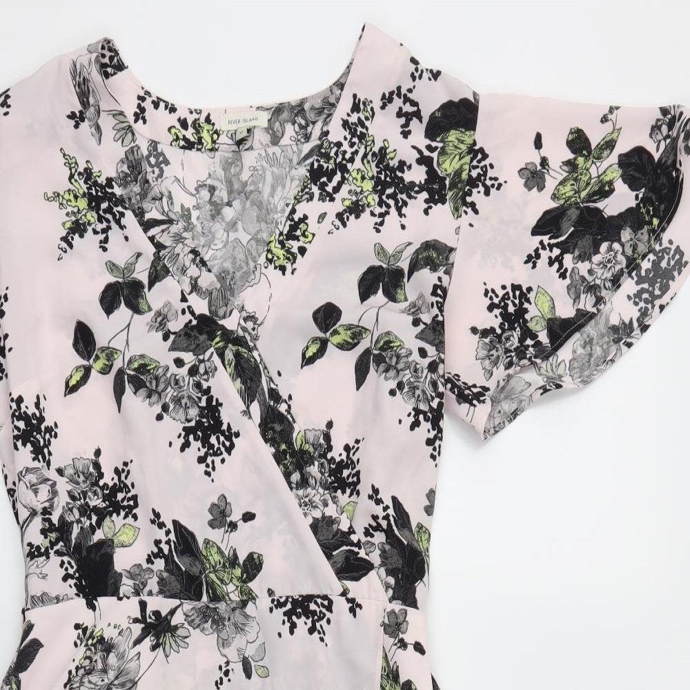 River Island Womens Multicoloured Floral  Fit & Flare  Size 12