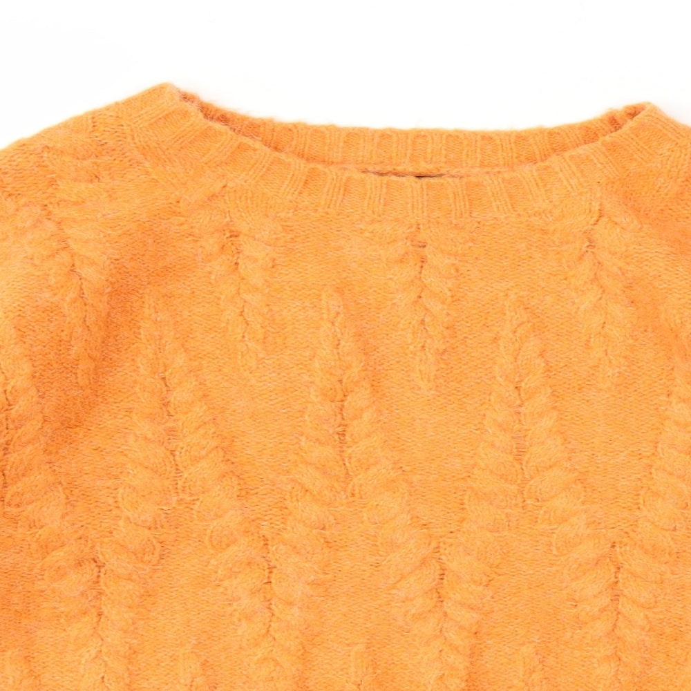 George Womens Orange   Pullover Jumper Size L