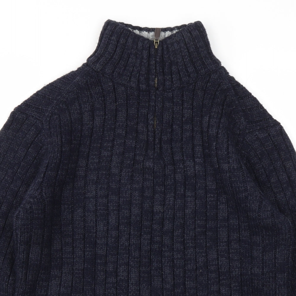 M&S Mens Blue   Full Zip Sweatshirt Size M