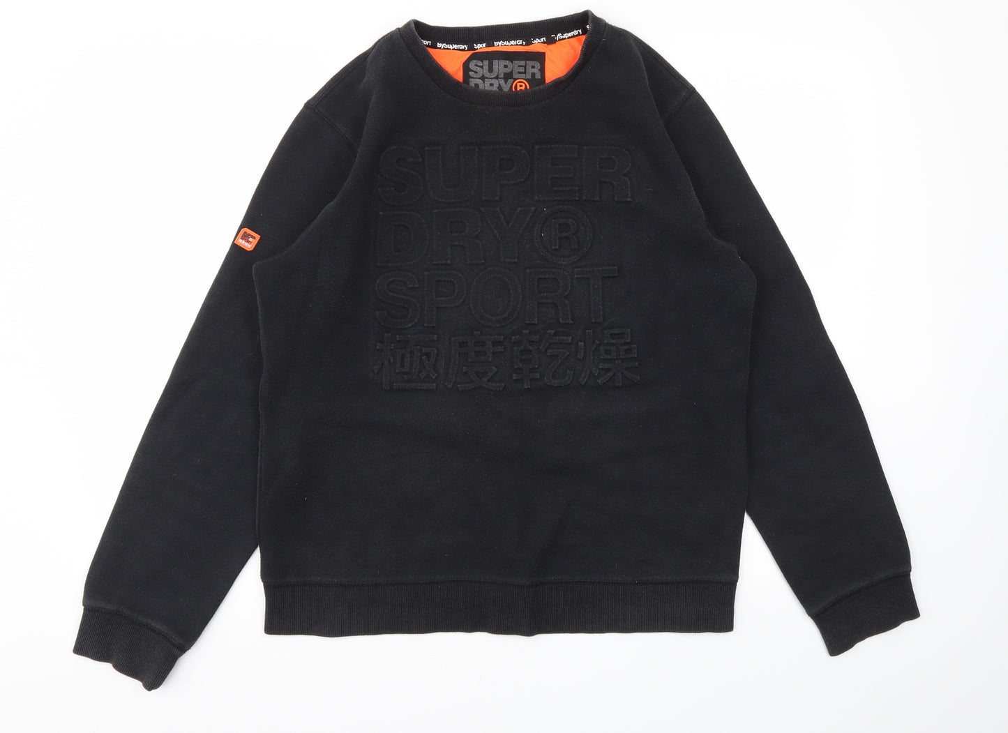 Superdry Mens Black   Pullover Sweatshirt Size XL