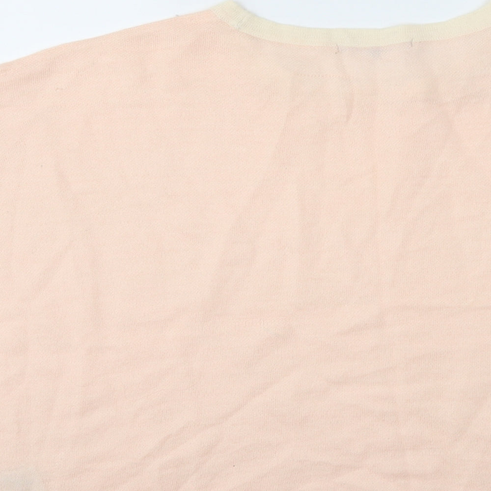 Oliver Bonas Womens Pink   Basic T-Shirt Size 10