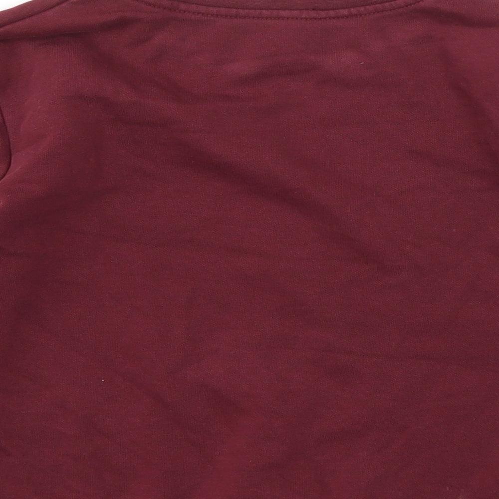 George Boys Red   Pullover Jumper Size 6-7 Years