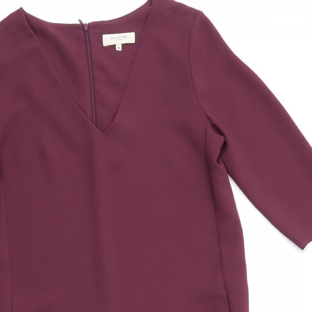 Selected Femme Womens Purple   Fit & Flare  Size 8